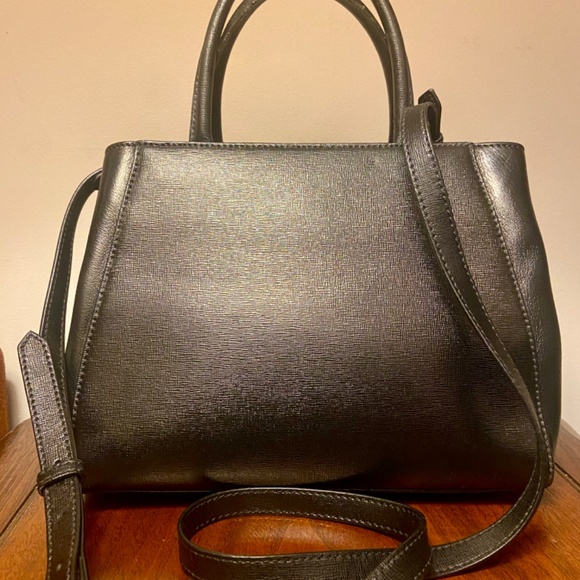 Fendi Vitello Elite Regular 2Jours Tote Black - Picture 3 of 13